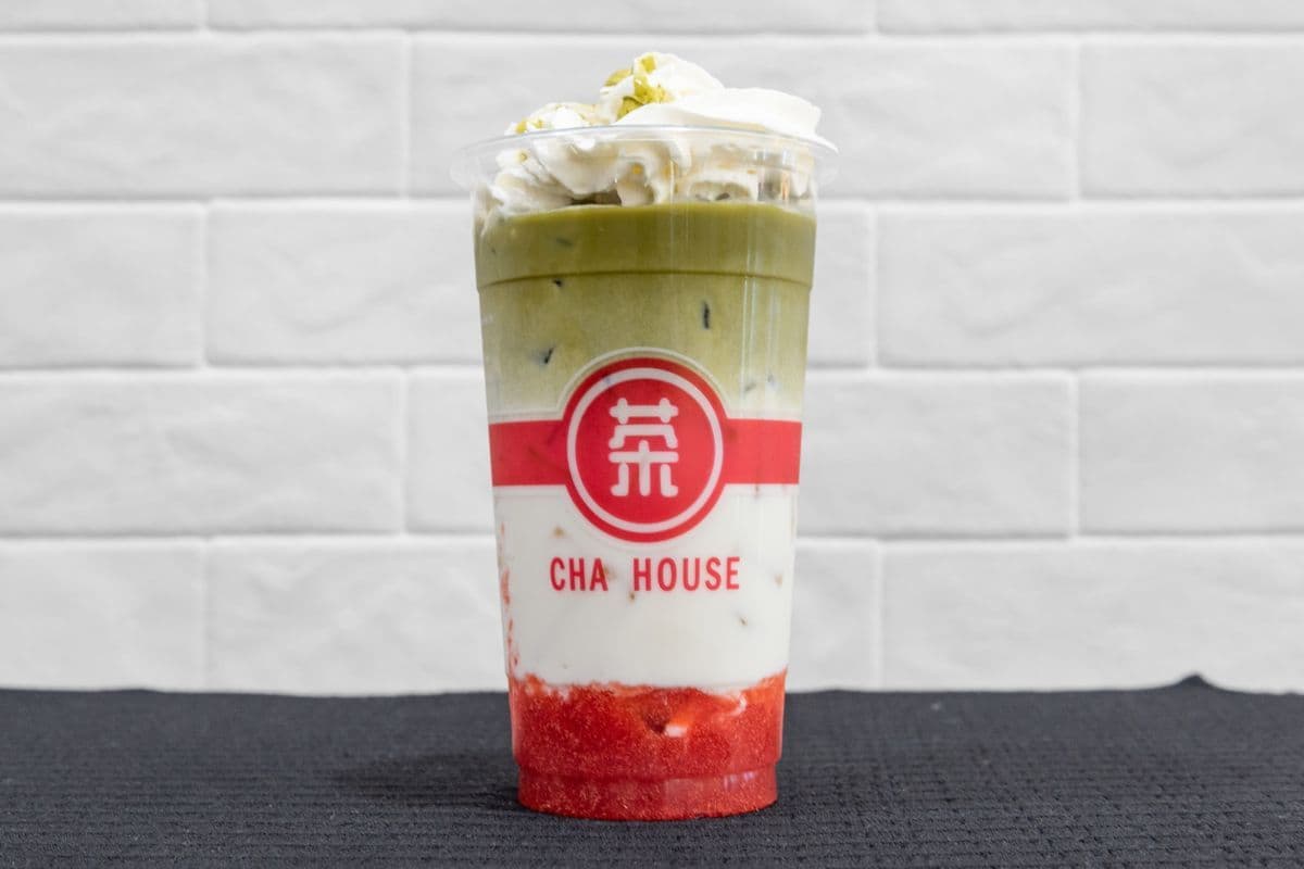 Strawberry Matcha Milk