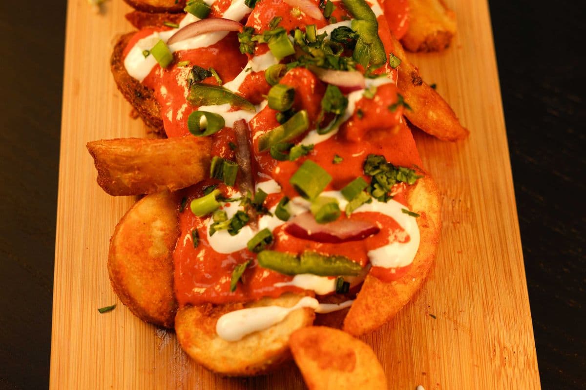 Masala Potato Wadges