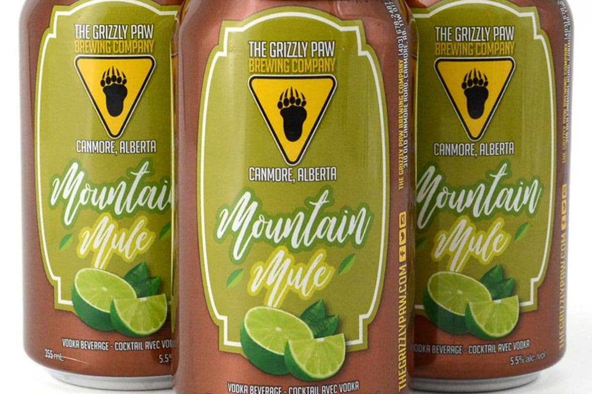 Grizzly Paw Mountain Mule (4 x 355 ml Cans)