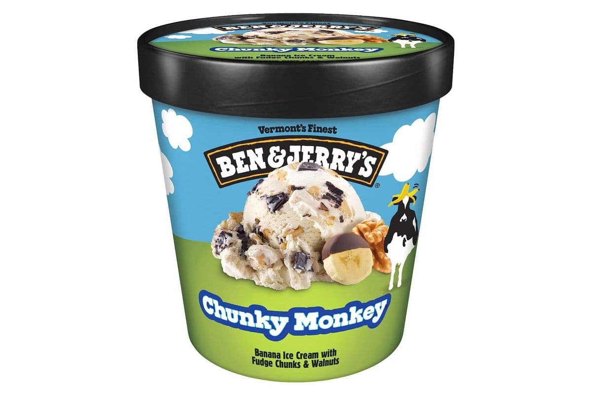 Ben & Jerry's Chunky Monkey Ice Cream, 473ml (473 ml)