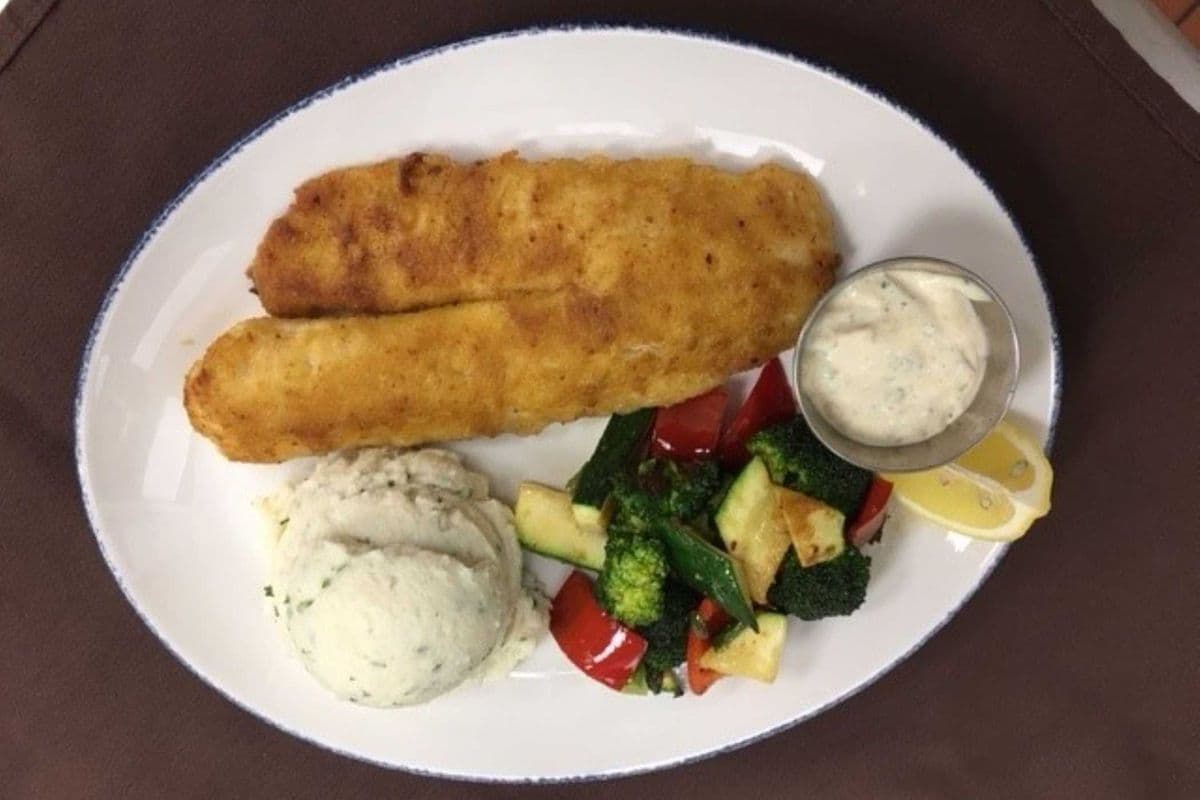 Manitoba pickerel Dinner