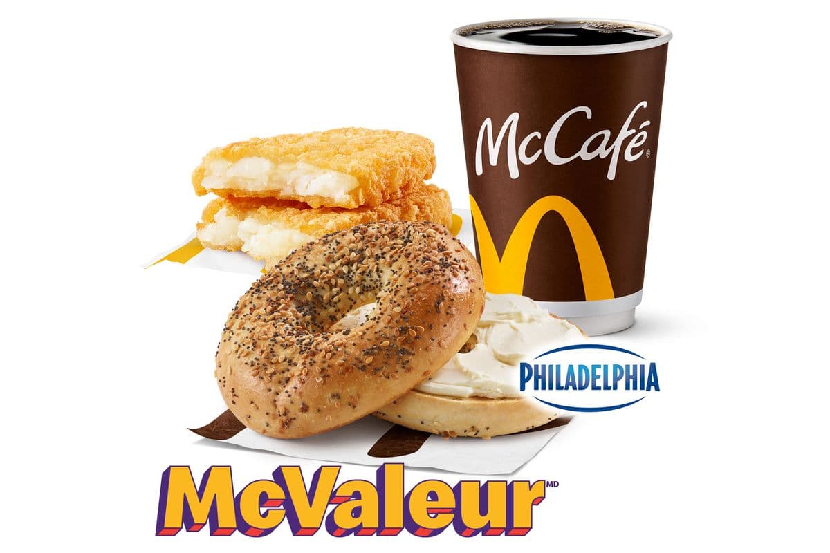 Trio McValeur bagel plein-goût fromage à la crème [540.0 Cal]