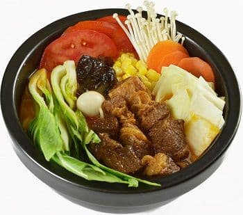 Tomato Flavoured Rice Noodle Soup with Beef Brisket 番茄牛腩米线
