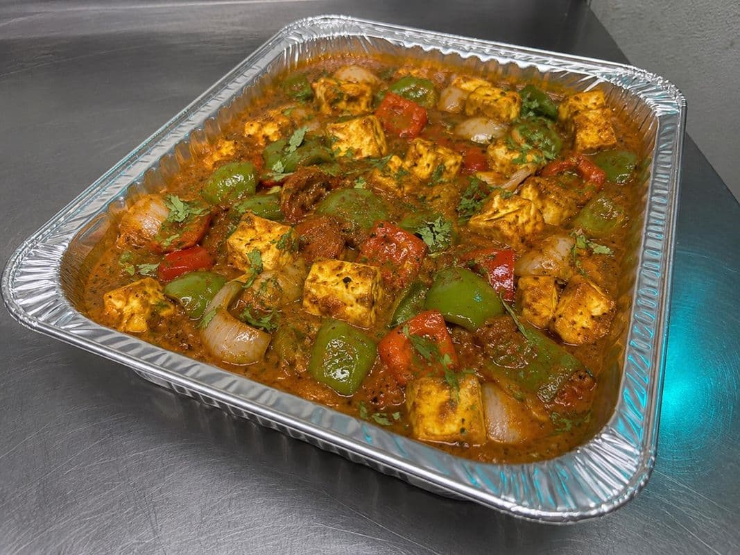 Kadai paneer Tray