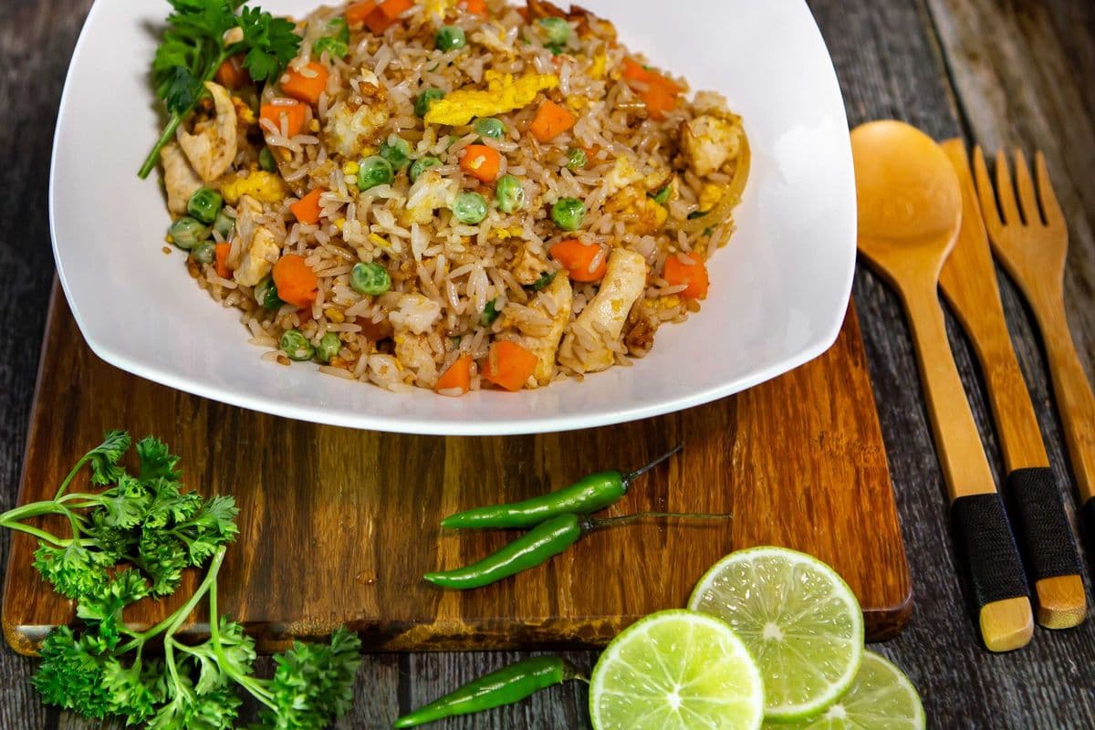 Hakka Chicken Fried Rice