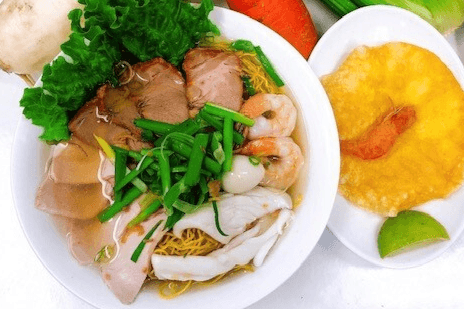 201. Egg Noodle Soup - Mi (Kho hoac Nuoc)