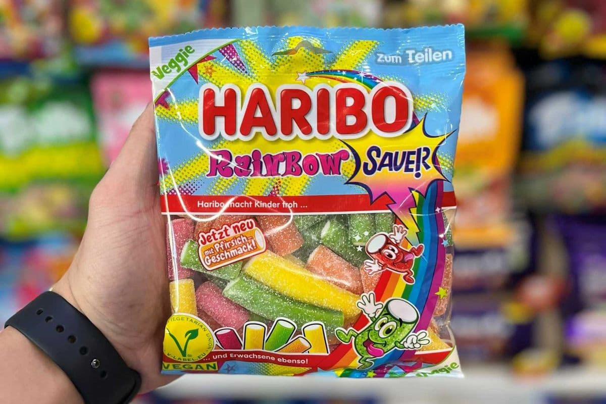 (GERMANY) HARIBO SOUR RAINBOW VEGAN - 160G