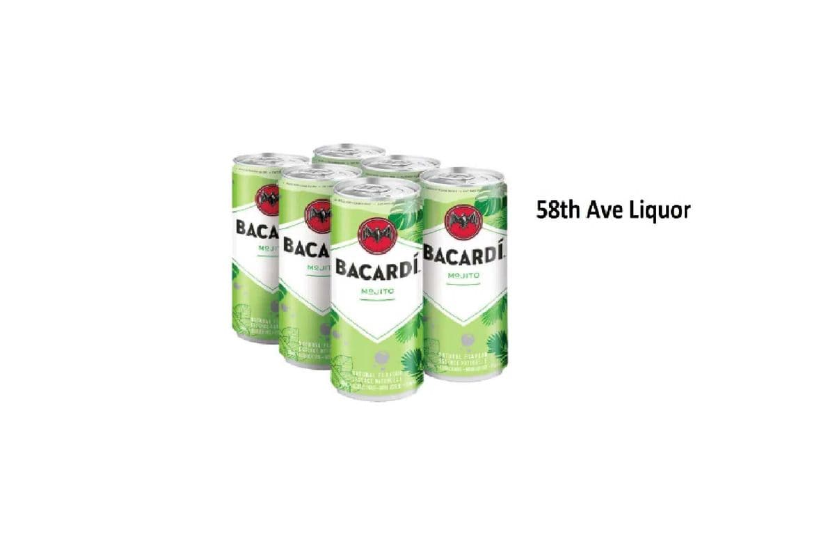 BACARDI MOJITO CANS (1 x 6x355ML)