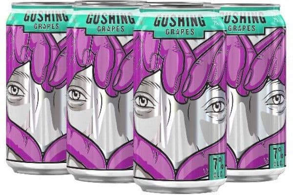 Jaw Drop Gushing Grapes (6 x 355mL Cans)