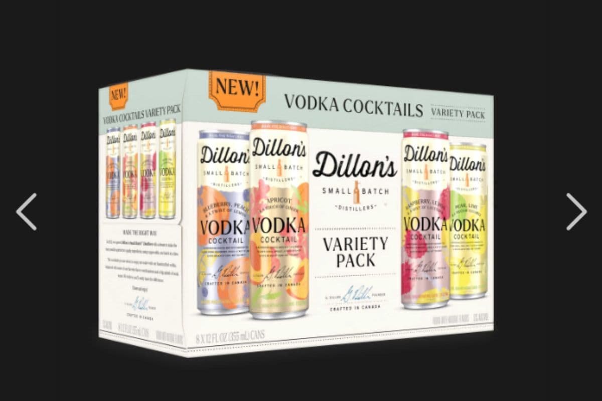 DILLONS VODKA VARIETY PACK (12 x 355ML)