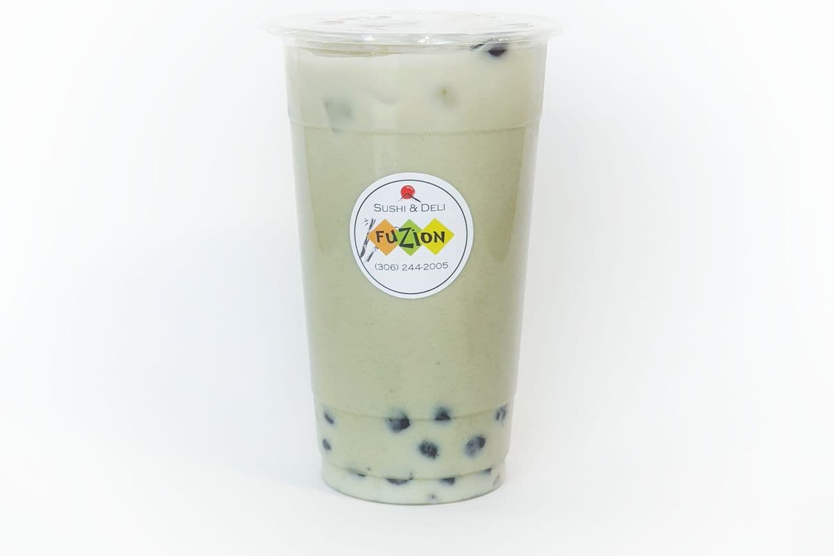 Matcha bubble tea (Dairy) (500ml)