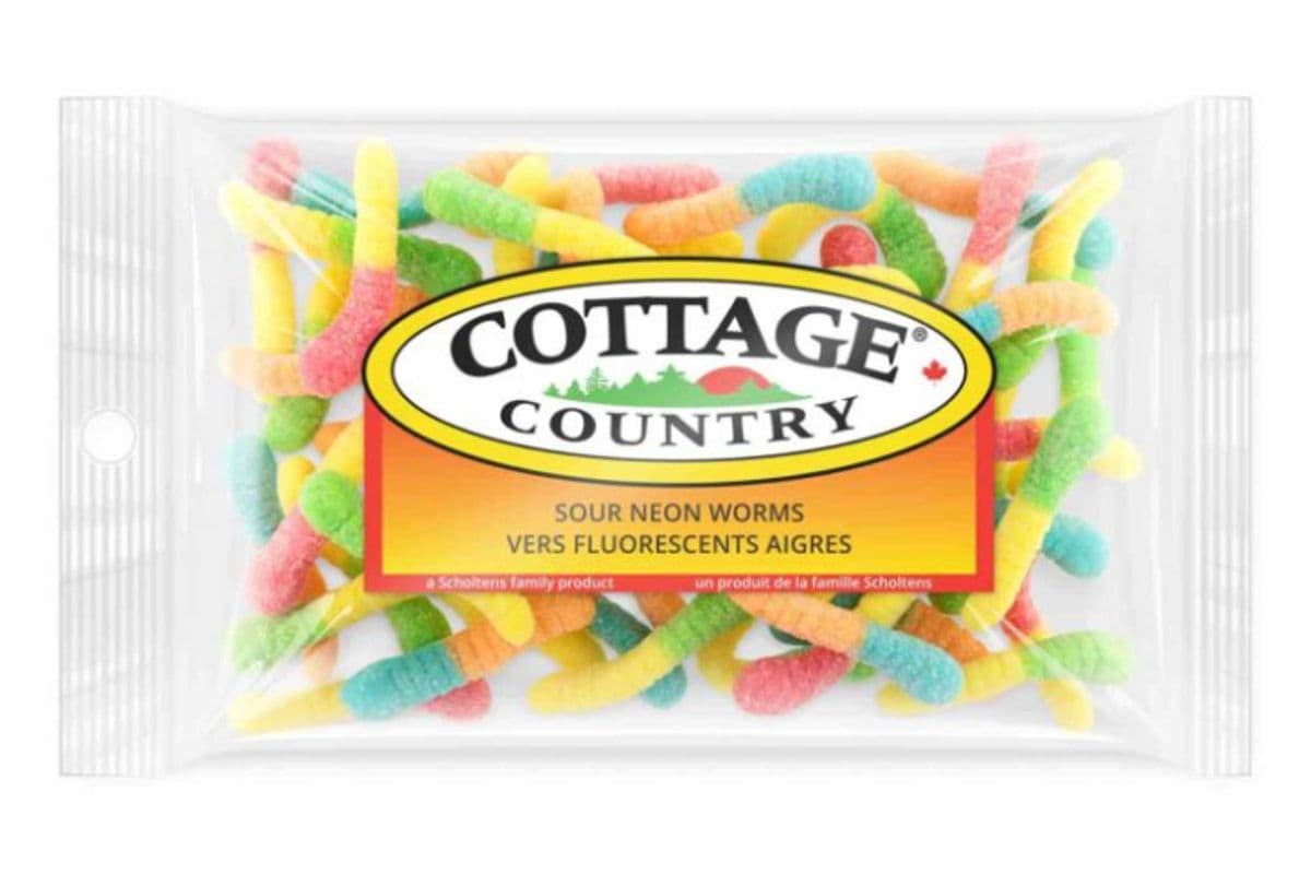 Sour Neon Worms 140g (140 g)
