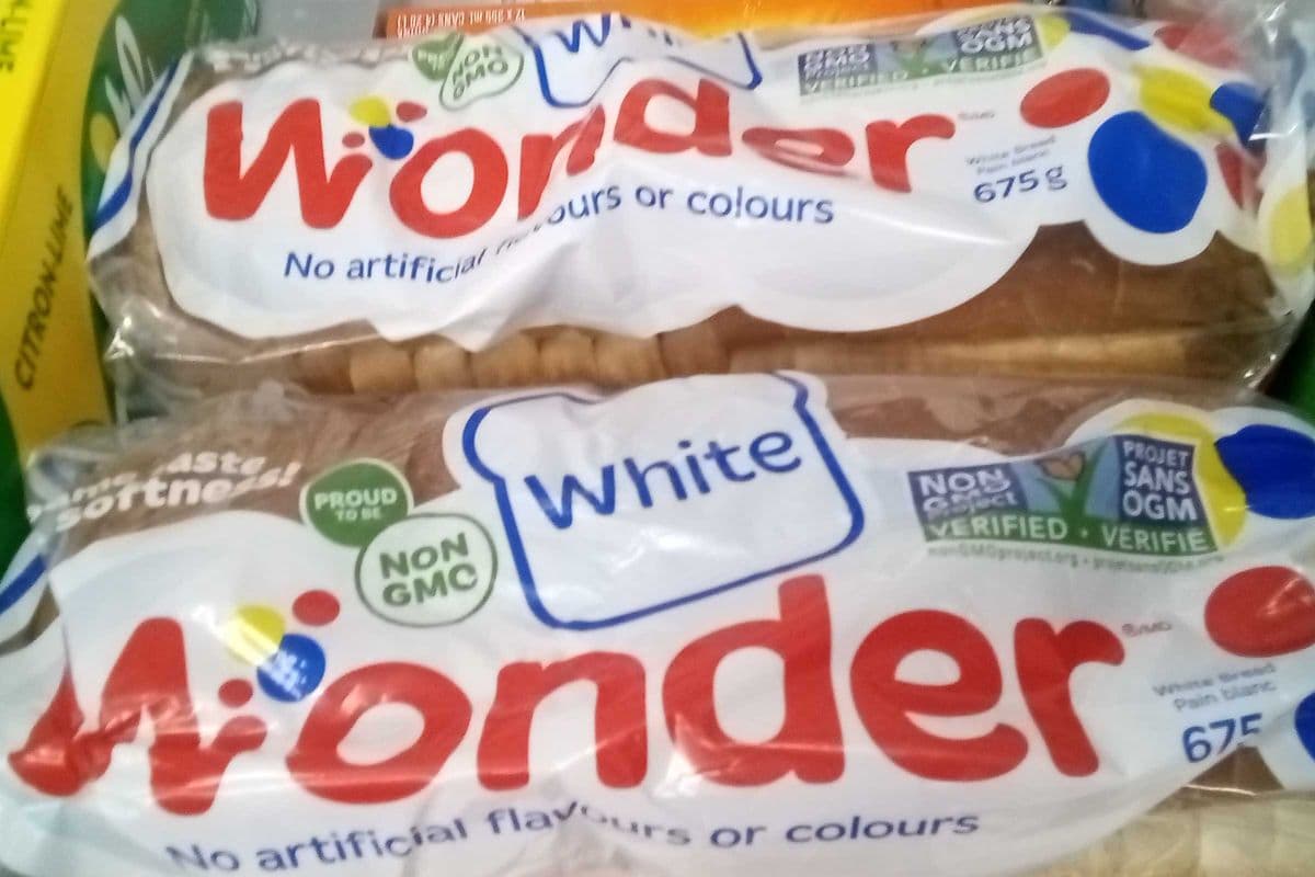 Wonder white bread 675 g
