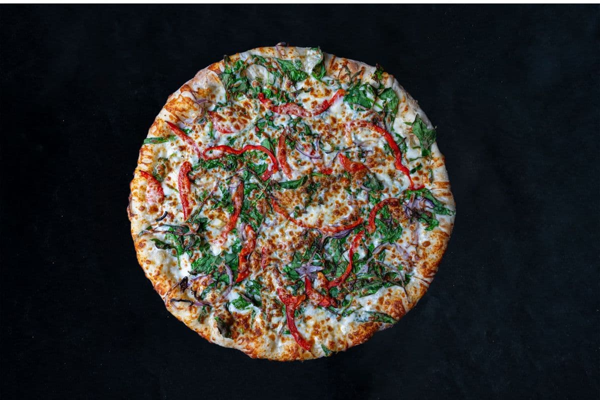 12" Medium Spinach Alfredo Pizza