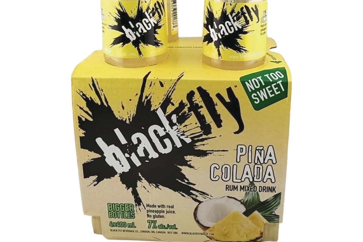 BLACK FLY RUM PINA COLADA 4PK (4 x 400ML)