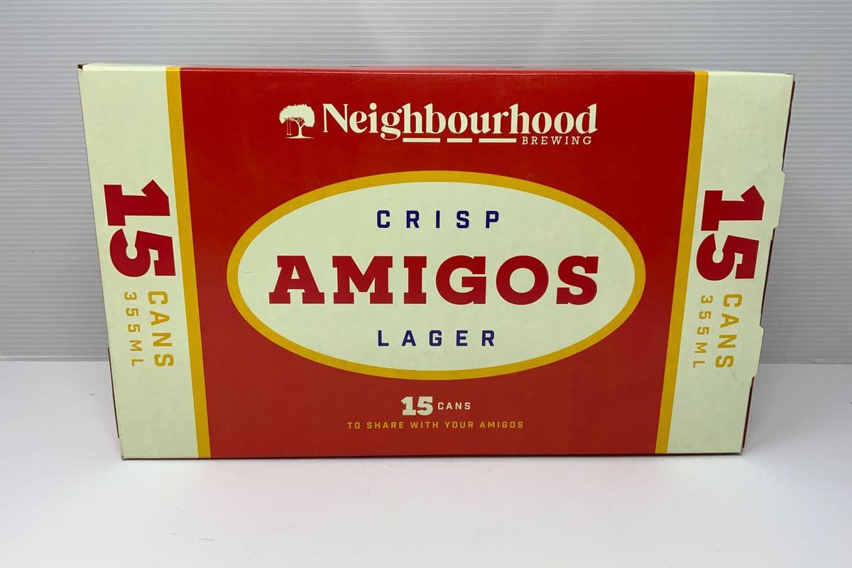 NEIGHBOURHOOD -AMIGOS CRISP LAGER (15 x 355ml)