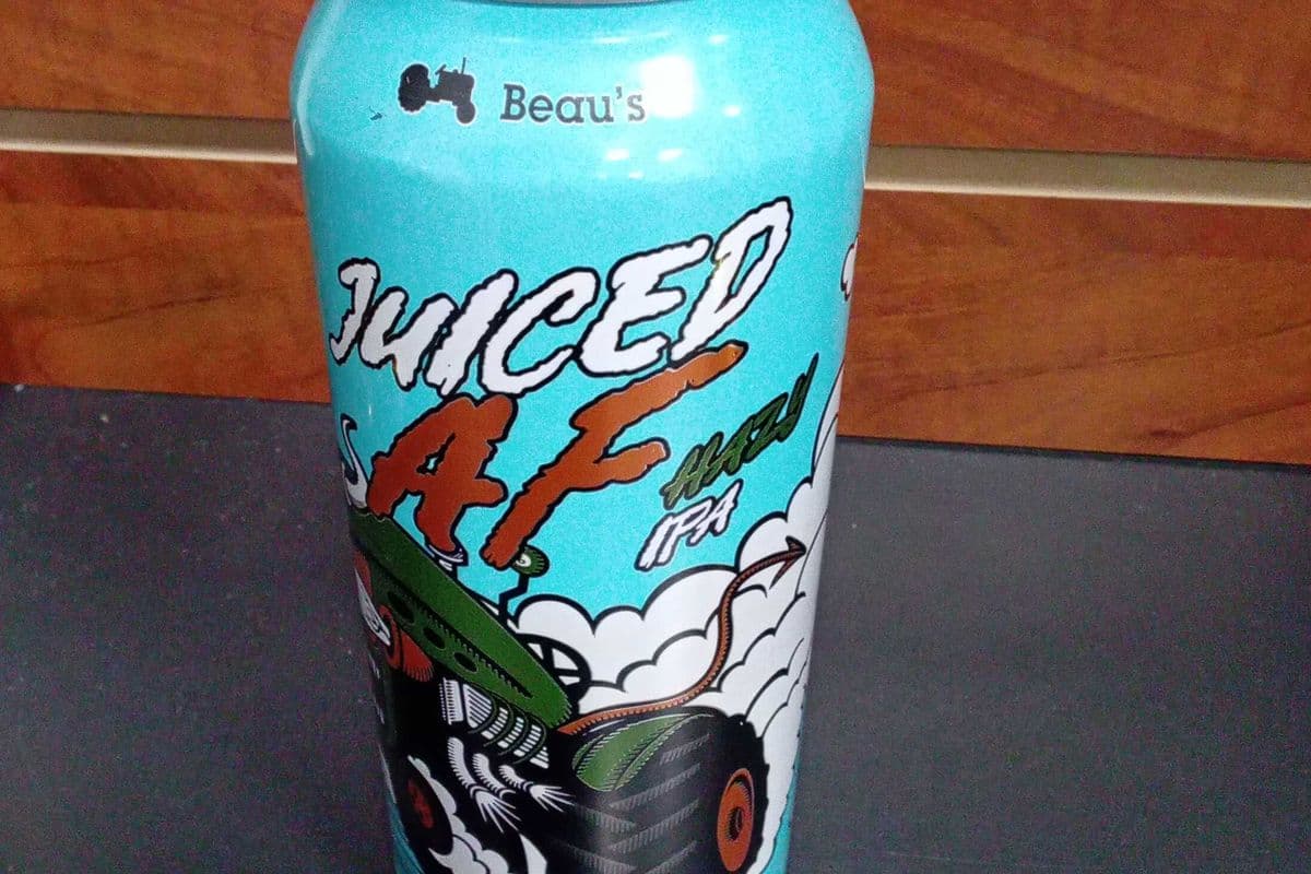 Beau's juiced AF Hazy IPA 473ml (1 x 473ml)