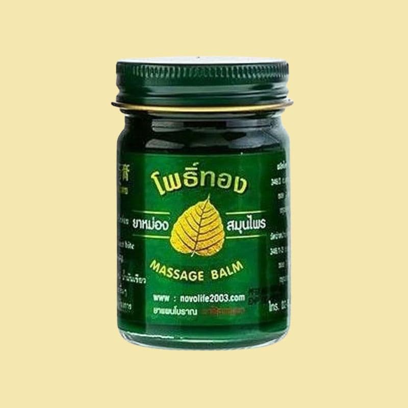 Massage Balm, Phothong Green, 15g