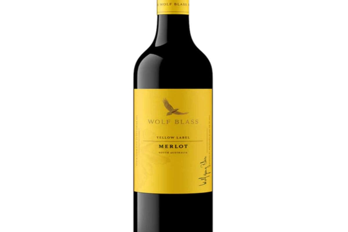 Wolf Blass Yellow Label Merlot (750 ml) (1 x 750 ML)