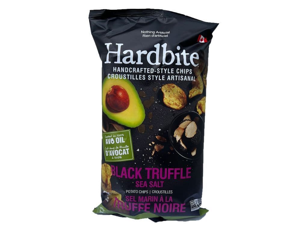 hardbite chips black truffle & sea salt 150g