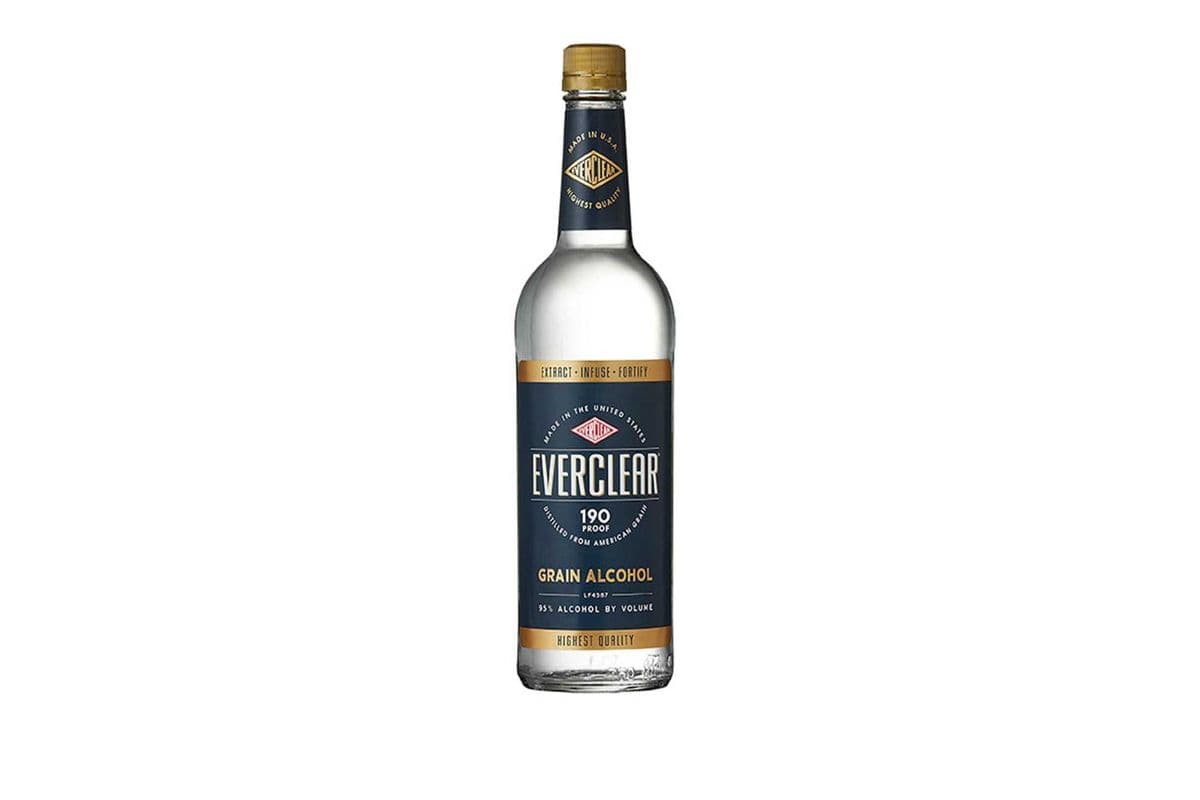 711369. EVERCLEAR 190 PROOF GRAIN ALCOHOL (1 x 750ML)