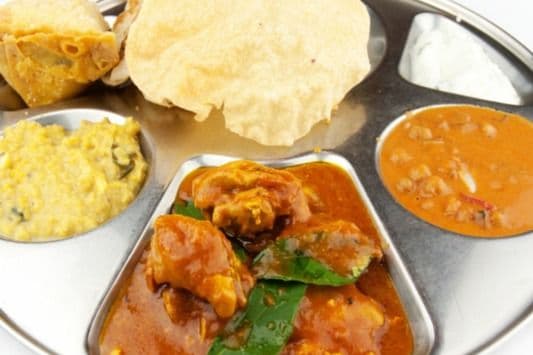 Thali non végétarien / Non-Vegetarian Thali