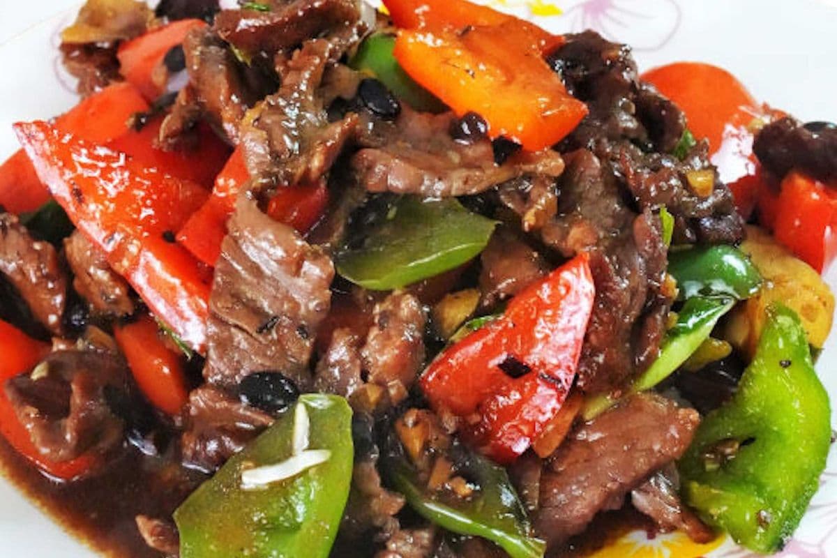 Roasted Pork or Beef with Black Bean Sauce