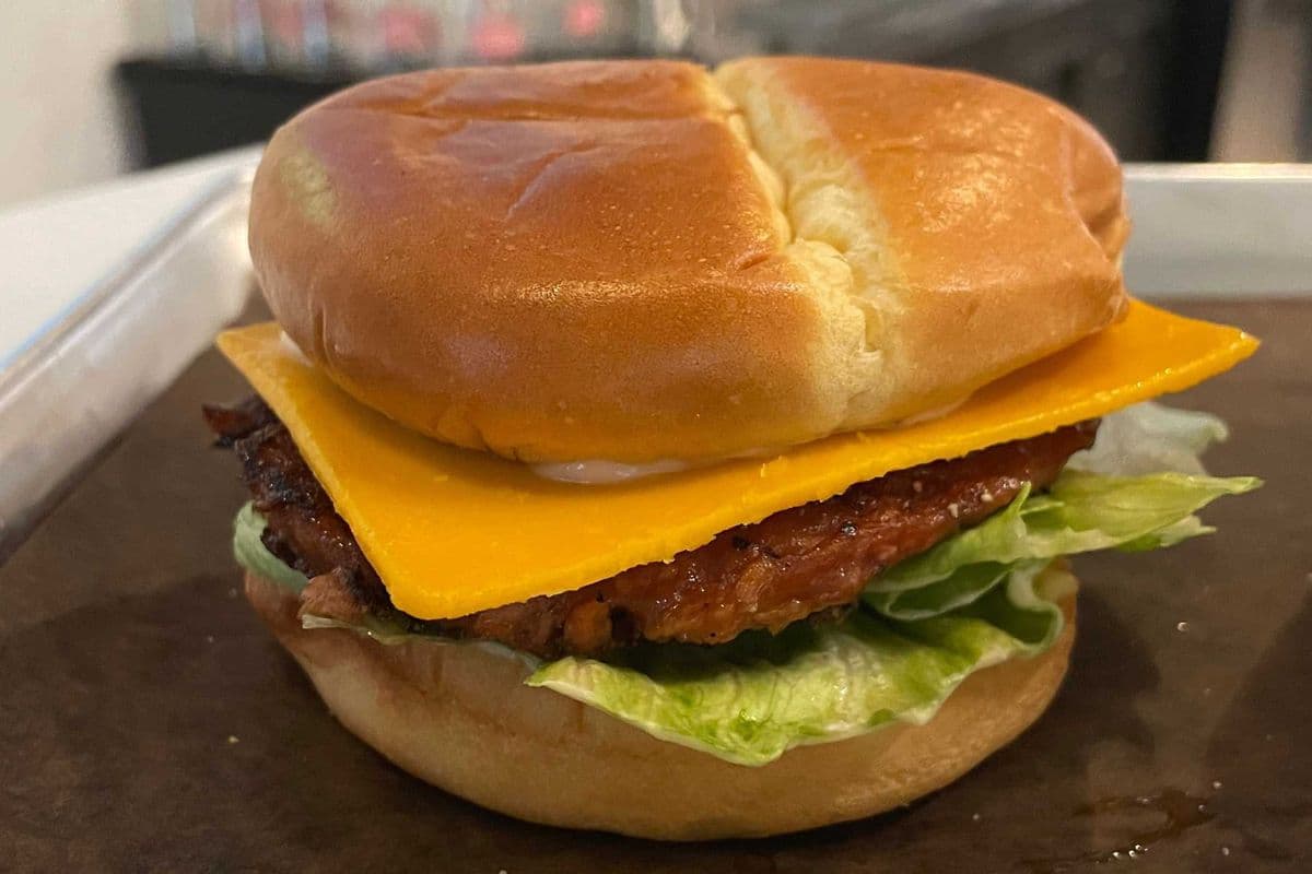 Plant-Based Cheeseburger