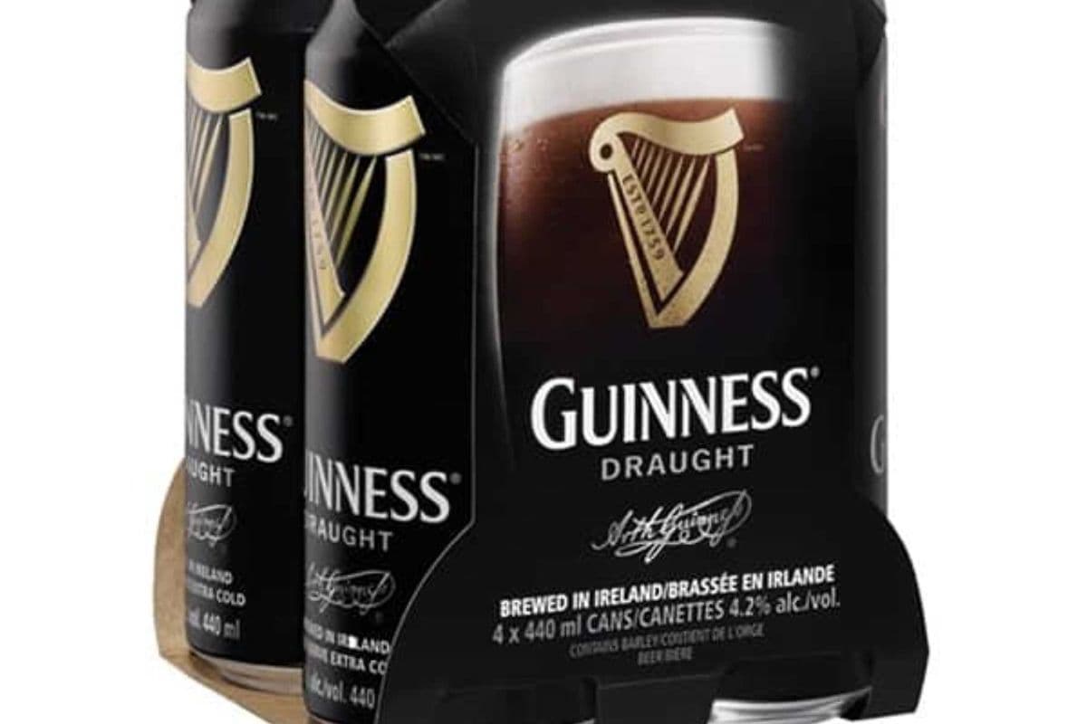 Guinness Draught (4 Cans) (1 x (4 X 440ML))
