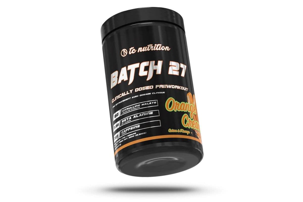 TC Nutrition Batch 27 Orange Creamsicle Pre-Workout Powder (350 g)