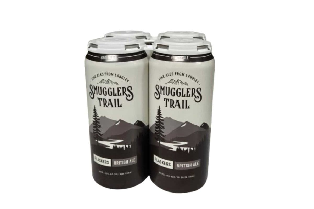 Smugglers Trail Flaskers British Ale (4 x 473ml Tall Can)