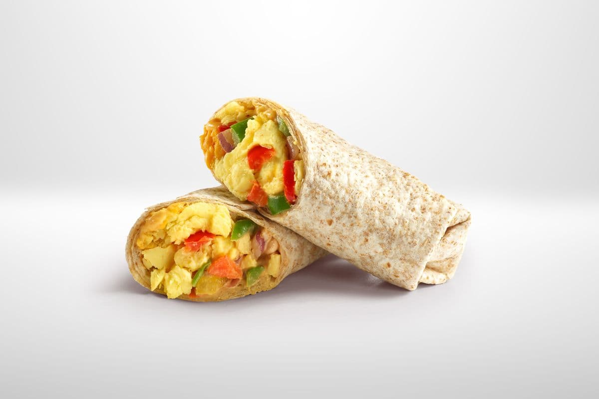 South West Veggie Egg Breakfast Wrap