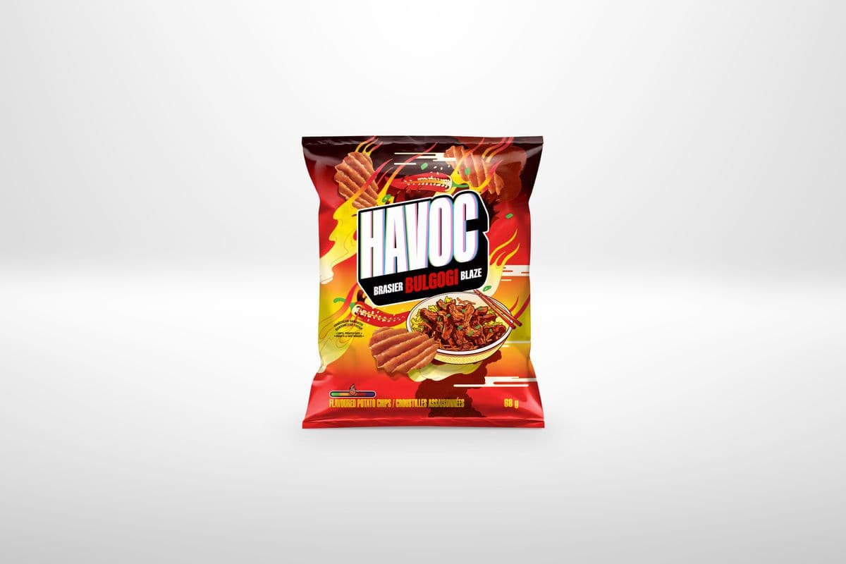 Havoc Bulgogi Blaze Flavoured Potato Chips (68 g)