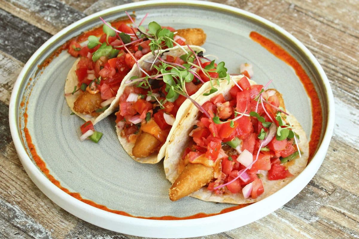 Fish Tacos (Expect Spice) (3 Tacos)