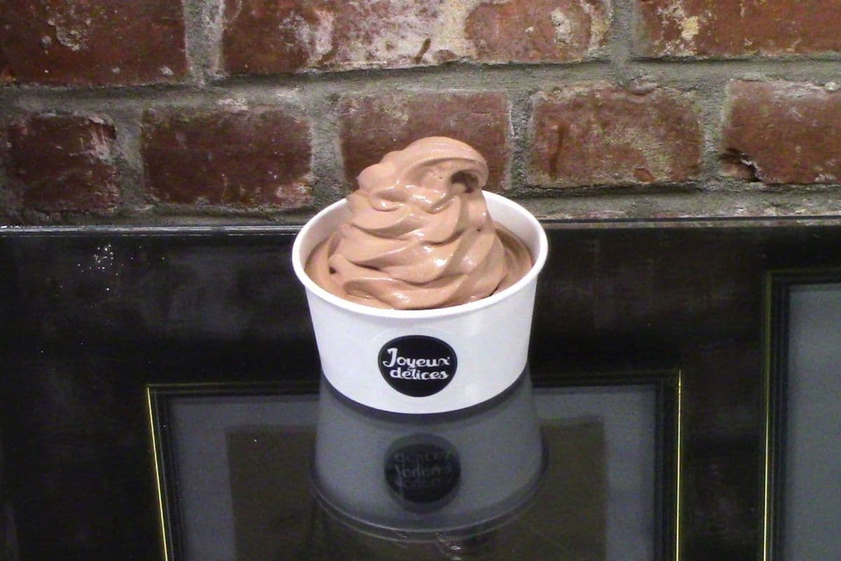 Crème glacée chocolat / chocolate ice cream
