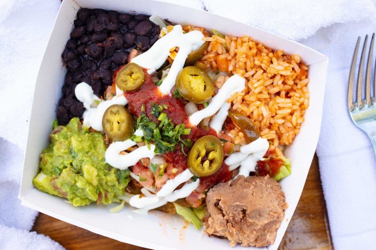 Build Your Own Ground Beef Burrito Bowl