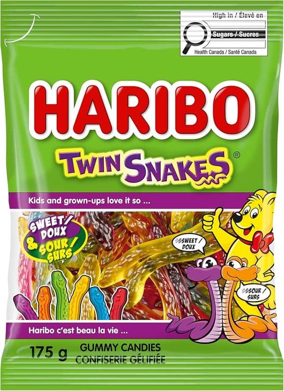  Haribo Serpents Jumeaux 150g/ Haribo Twin Snakes