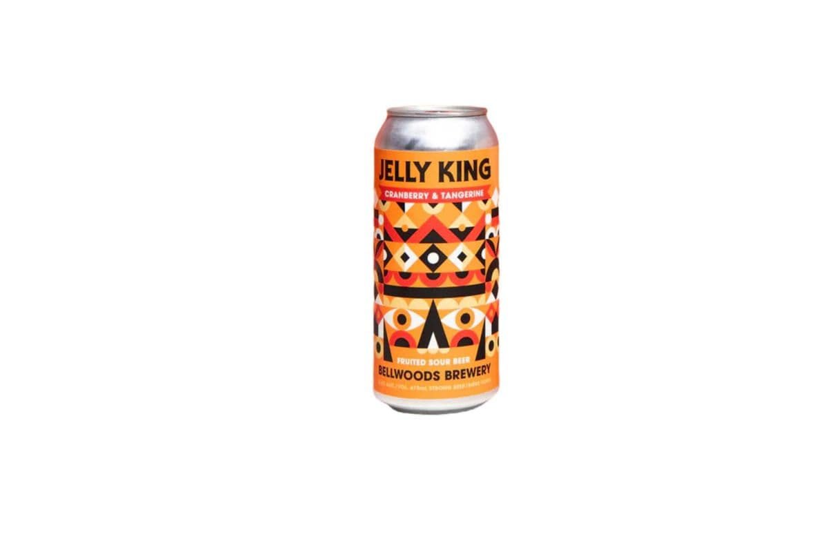 Bellwoods Jelly King Cranberry Tangerine Fruited Sour Beer (473ML) (1 x 473ML)