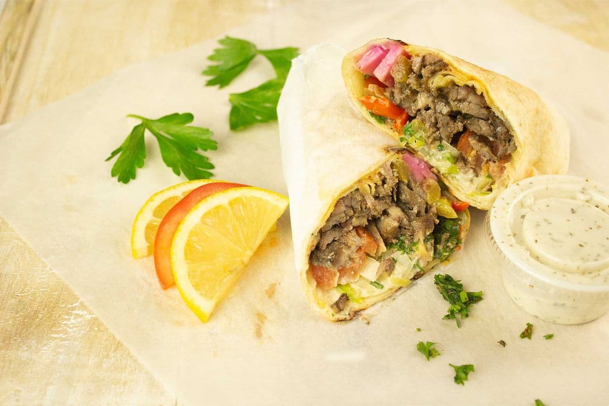 Regular Beef Shawarma Wrap
