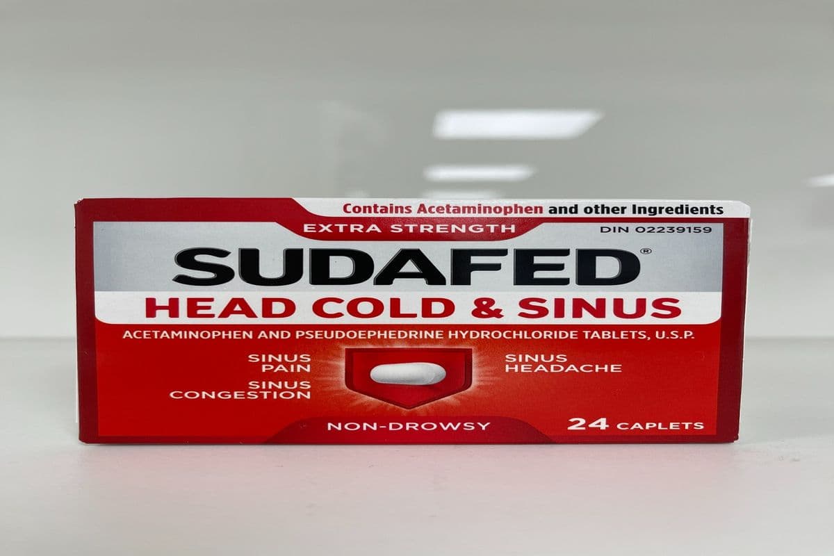 Sudafed Extra Strength (Head Cold & Sinus) (24 caplets)