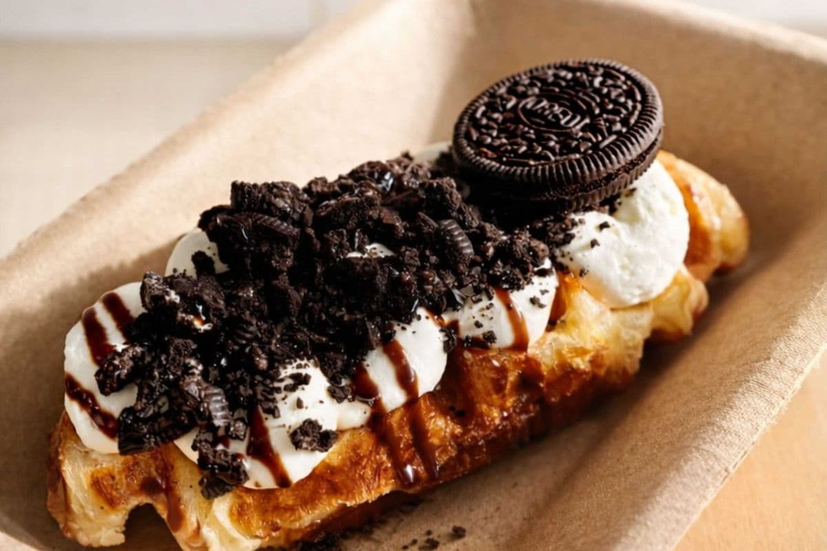 Cookies and Cream Croffle