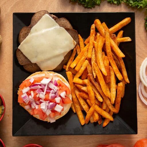 The Donair Burger Combo / The Donair burger combo