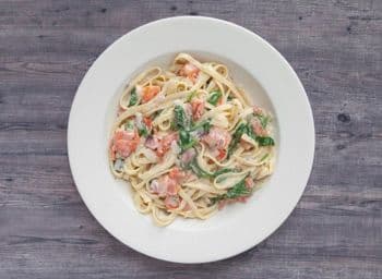 BC Smoked Salmon Fettuccine