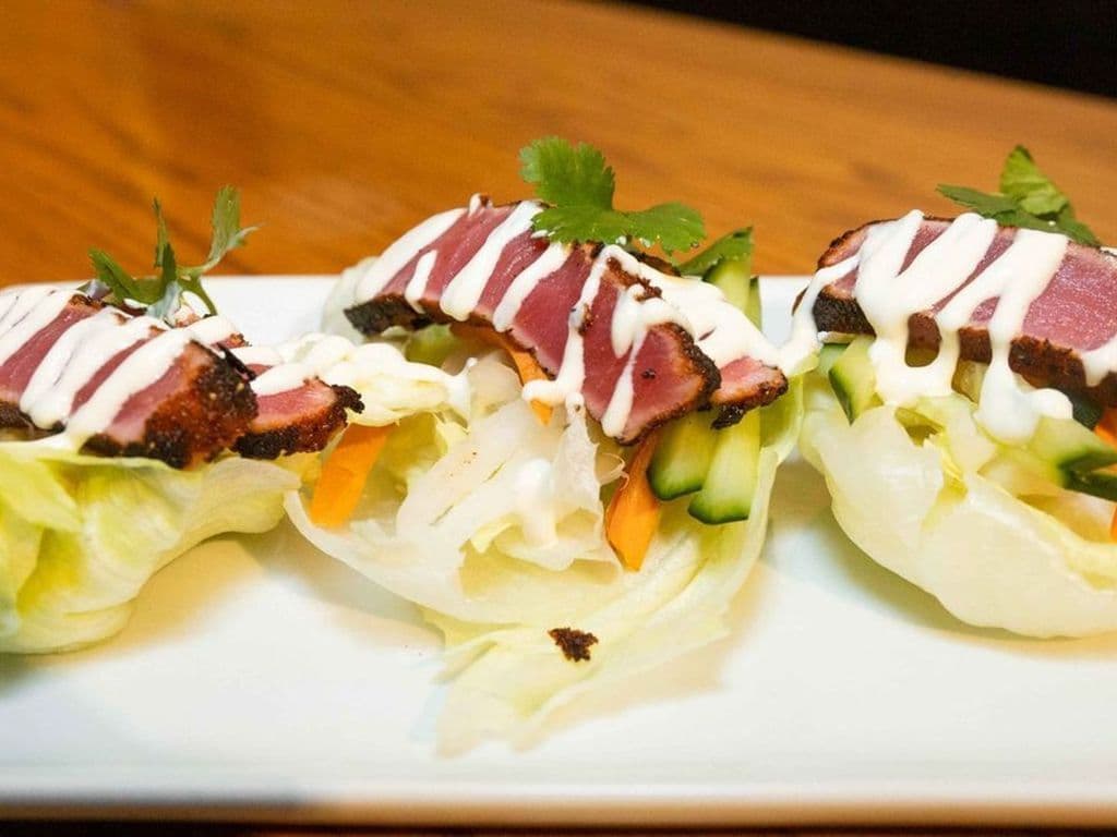 Blackened Tuna Lettuce Wraps