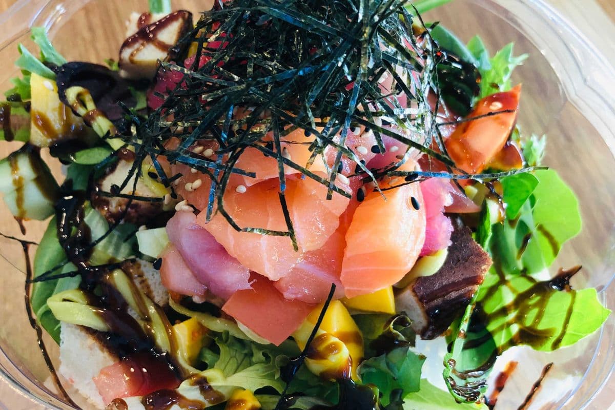 D1B. Poke -- Salmon & Tuna Poke (Salad)