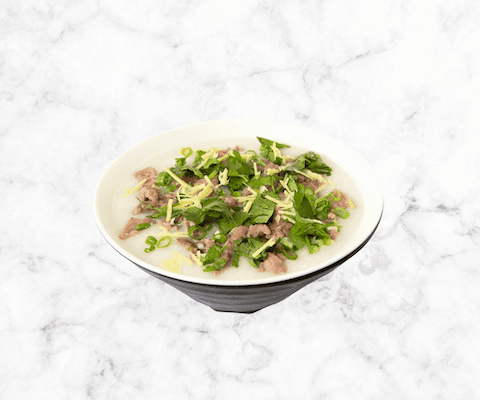 C2  Fresh beef sliced Congee / C2 牛肉粥