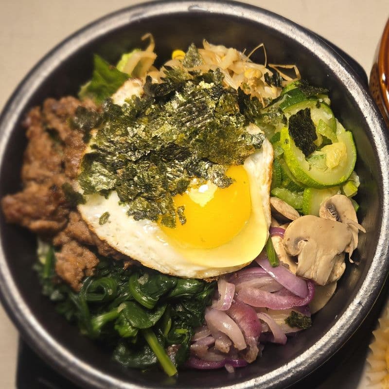 tofu bibimbab / tofu bibimbab