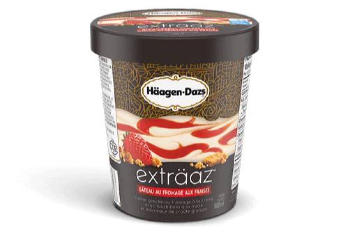 Häagens Dazs (Pot / Jar) - Gâteau au Fromage aux Fraises / Strawberry Cheesecake (450 ml)