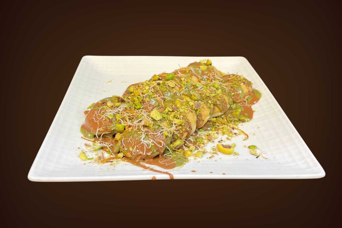 Dubai Chocolate Mini Pancakes