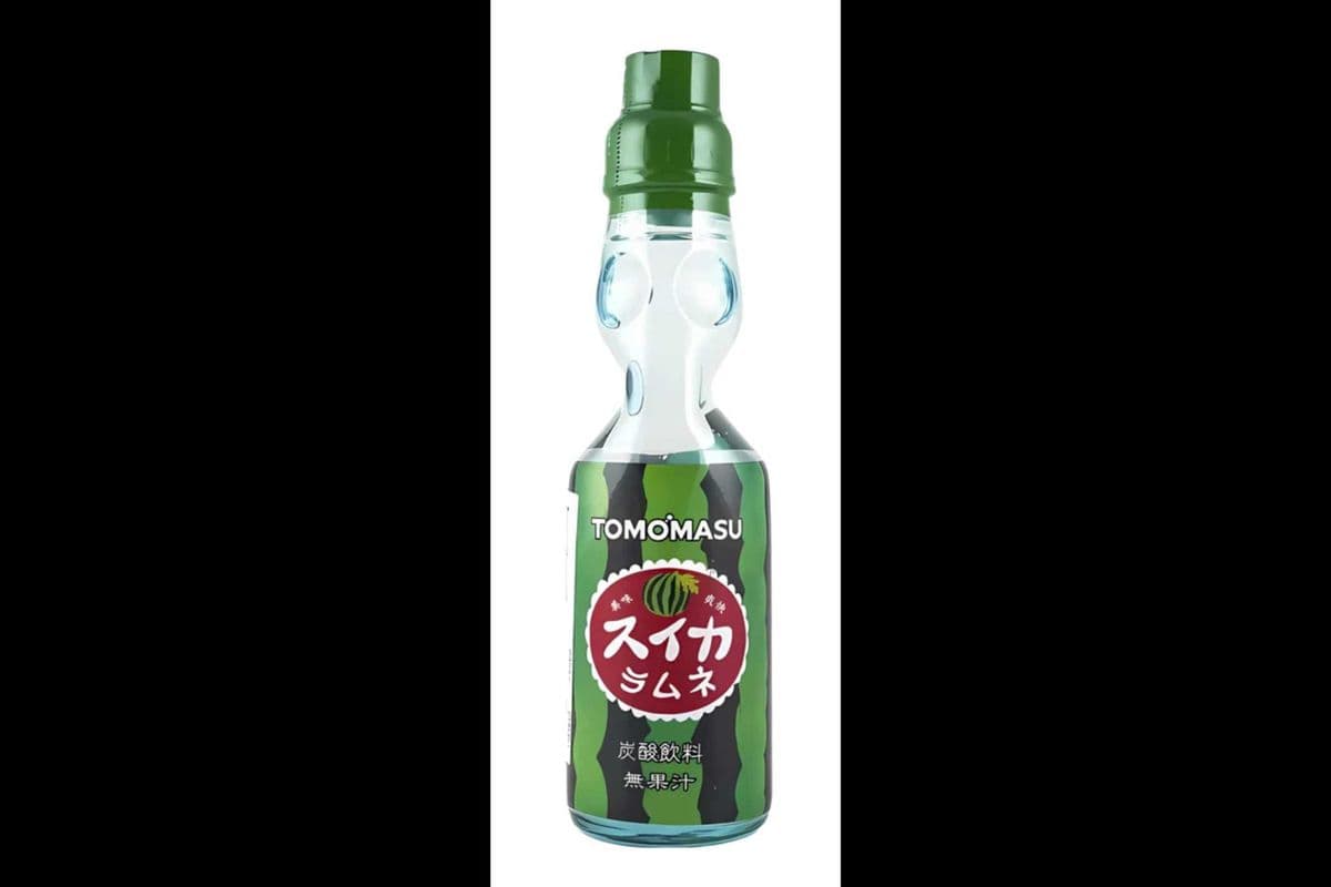 Ramune Water Melon (Japanese Traditional Pop. Fun to open! please check the Description.)